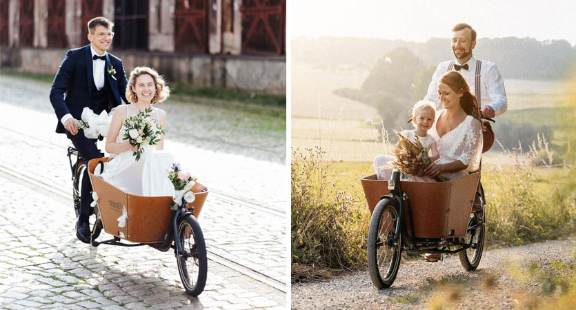 Bakfiets trouwen